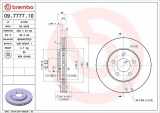 Brzdový kotouč BREMBO 09.7777.10 - DODGE, PLYMOUTH
