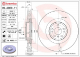 Brzdový kotouč BREMBO 09.A960.11 - MERCEDES-BENZ
