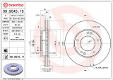 Brzdový kotouč BREMBO 09.9545.10 - KIA