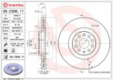 Brzdový kotouč BREMBO 09.C306.11 - AUDI, SEAT, ŠKODA, VW
