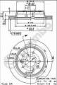 Brzdový kotouč BREMBO 09.9127.10 - MAZDA