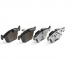 Sada brzdových destiček BREMBO P06036X - BMW