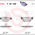 Sada brzdových destiček BREMBO P06038X - BMW