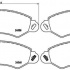 Sada brzdových destiček BREMBO PB1002 - LDV Sada brzdových destiček BREMBO PB1002 - LDV