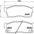 Sada brzdových destiček BREMBO P61108 - CITROËN, MITSUBISHI, PEUGEOT Sada brzdových destiček BREMBO P61108 - CITROËN, MITSUBISHI, PEUGEOT