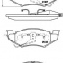 Sada brzdových destiček BREMBO P11020 - CHRYSLER Sada brzdových destiček BREMBO P11020 - CHRYSLER