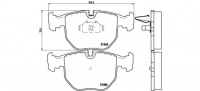 Sada brzdových destiček BREMBO P06048 Sada brzdových destiček BREMBO P06048