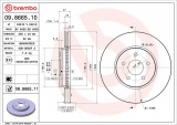 Brzdový kotouč BREMBO 09.8665.11