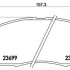 Sada brzdových destiček BREMBO P56094 - INFINITI, NISSAN Sada brzdových destiček BREMBO P56094 - INFINITI, NISSAN