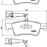 Sada brzdových destiček BREMBO P85068 - VW Sada brzdových destiček BREMBO P85068 - VW