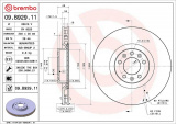 Brzdový kotouč BREMBO 09.B929.11 - PEUGEOT