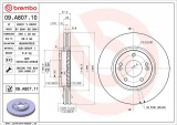 Brzdový kotouč BREMBO 09.A807.11 - KIA