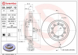 Brzdový kotouč BREMBO 09.9497.10