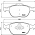 Sada brzdových destiček BREMBO P24071 - FORD Sada brzdových destiček BREMBO P24071 - FORD
