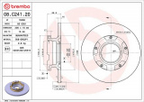 Brzdový kotouč BREMBO 08.C241.20