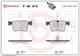 Sada brzdových destiček BREMBO P06075 - BMW