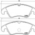 Sada brzdových destiček BREMBO P24074 - FORD Sada brzdových destiček BREMBO P24074 - FORD