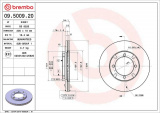 Brzdový kotouč BREMBO 09.5009.20 - MITSUBISHI