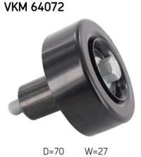 Vratná/vodící kladka, klínový žebrový řemen SKF VKM 64072