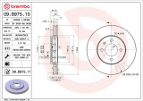Brzdový kotouč BREMBO 09.B975.10 - SEAT, SKODA, VW