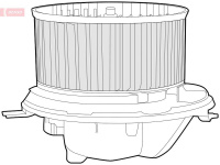 Vnitřní ventilátor DENSO DEA32002
