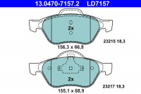 Sada brzdových destiček ATE 13.0470-7157 (AT LD7157)