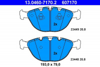 Sada brzdových destiček ATE 13.0460-7170 (AT 607170) - BMW