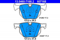 Sada brzdových destiček ATE 13.0460-7168 (AT 607168) - BMW Sada brzdových destiček ATE 13.0460-7168 (AT 607168) - BMW