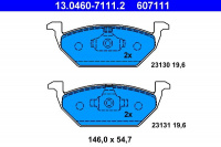 Sada brzdových destiček ATE 13.0460-7111 (AT 607111) - AUDI, SEAT, ŠKODA, VW Sada brzdových destiček ATE 13.0460-7111 (AT 607111) - AUDI, SEAT, ŠKODA, VW
