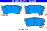 Sada brzdových destiček ATE 13.0460-5967 (AT 605967) - SUZUKI