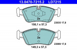 Sada brzdových destiček ATE Ceramic 13.0470-7215 (AT LD7215) - BMW