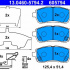 Sada brzdových destiček ATE 13.0460-5794 (AT 605794)