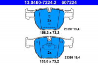 Sada brzdových destiček ATE 13.0460-7224 (AT 607224)