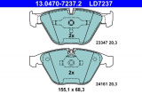 Sada brzdových destiček ATE Ceramic 13.0470-7237 (AT LD7237) - BMW