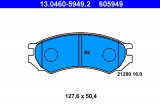 Sada brzdových destiček ATE 13.0460-5949 (AT 605949) - NISSAN