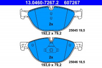 Sada brzdových destiček ATE 13.0460-7267 (AT 607267) Sada brzdových destiček ATE 13.0460-7267 (AT 607267)