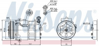 Kompresor klimatizace NISSENS 89124
