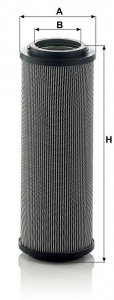 Hydraulický filtr řízení MANN MF HD12127 Hydraulický filtr řízení MANN MF HD12127