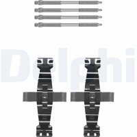 Sada příslušenství, obložení kotoučové brzdy DELPHI LX0674 Sada příslušenství, obložení kotoučové brzdy DELPHI LX0674