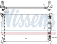Chladič motoru NISSENS 60300A Chladič motoru NISSENS 60300A