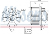 Vnitřní ventilátor NISSENS 87221