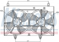 Ventilátor chladiče NISSENS 85615 Ventilátor chladiče NISSENS 85615