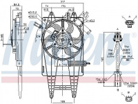 Ventilátor chladiče NISSENS 85162