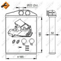 Výměník tepla, vnitřní vytápění NRF 54275