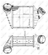 Chladič turba NRF 30850 Chladič turba NRF 30850