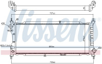 Chladič motoru NISSENS 63286A Chladič motoru NISSENS 63286A