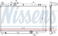 Chladič motoru NISSENS 64655A Chladič motoru NISSENS 64655A