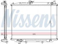 Chladič motoru NISSENS 68708A Chladič motoru NISSENS 68708A