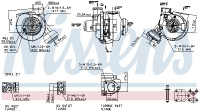 Turbodmychadlo NISSENS 93177 Turbodmychadlo NISSENS 93177