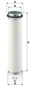 Vzduchový filtr MANN MF CF811 Vzduchový filtr MANN MF CF811